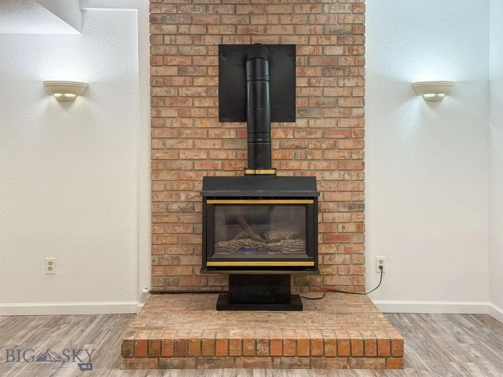 Electric stove in basement