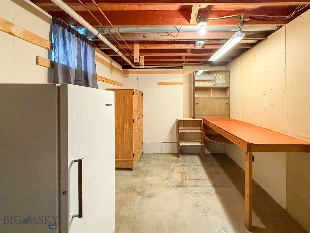 Basement storage