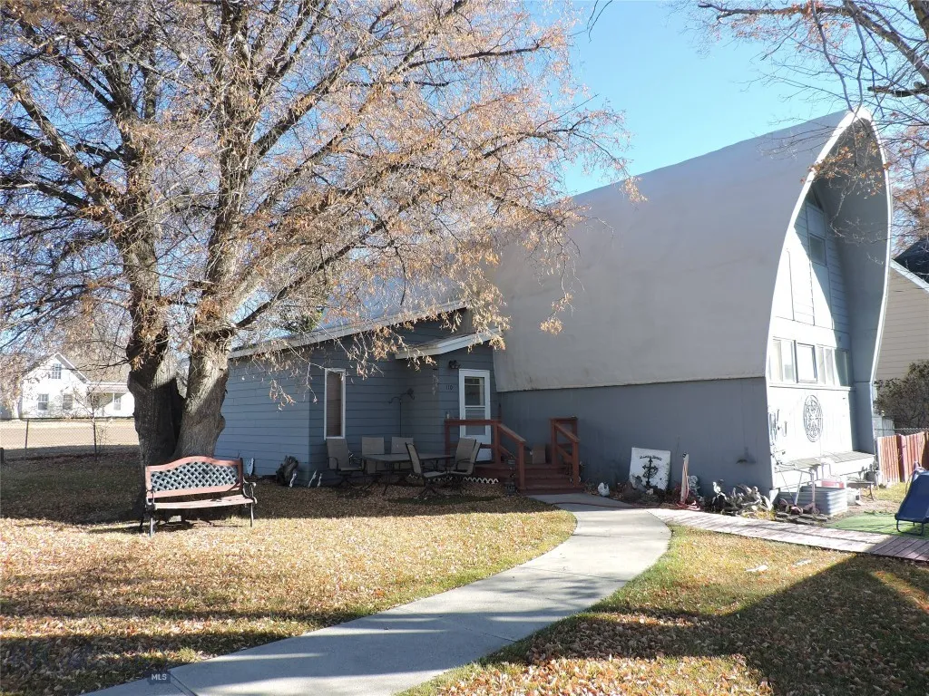 Fenced yard