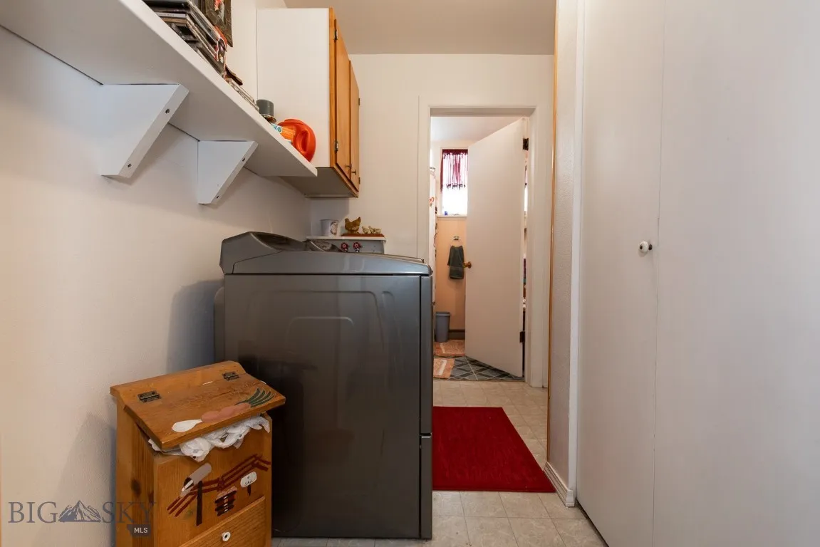 Utility area on main level