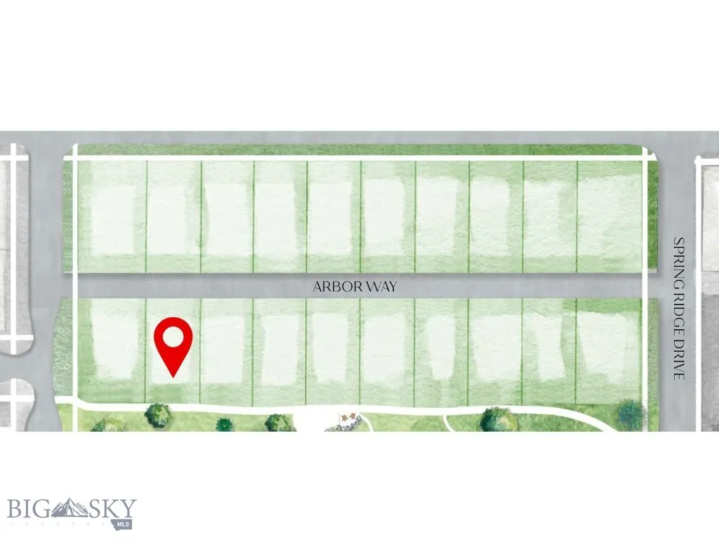 1410 Arbor Way Map Pin