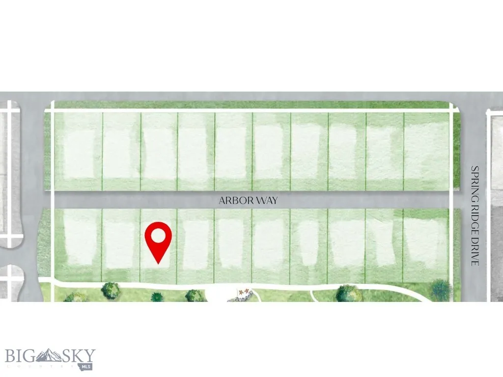 1406 Arbor Way Map Pin