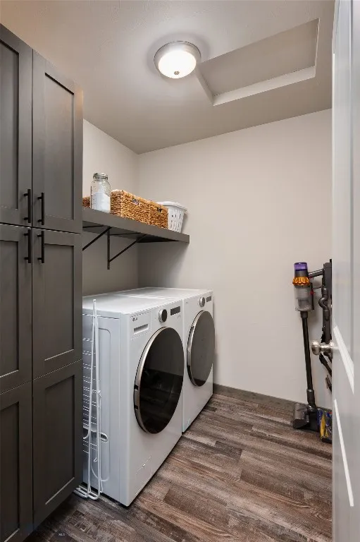 Laundry room upstairs by bedrooms