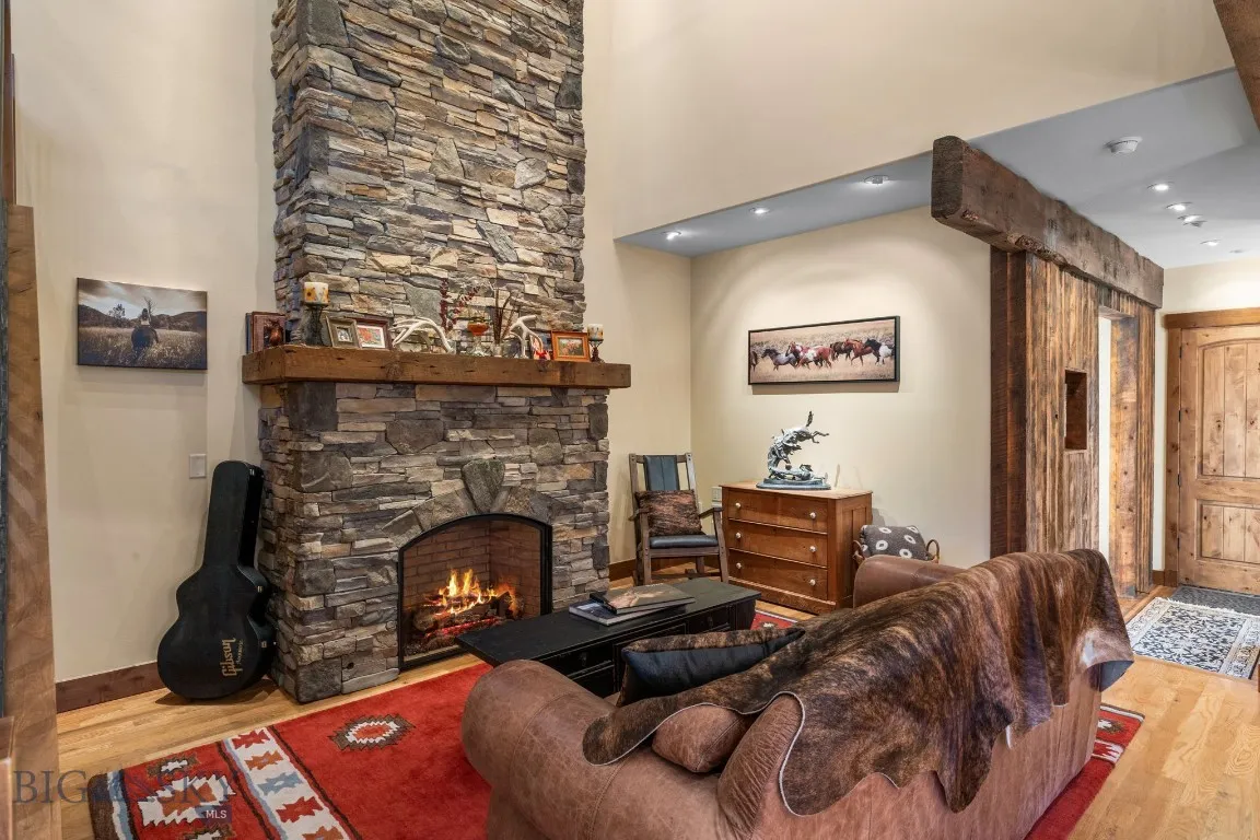 Cozy up to the fireplace