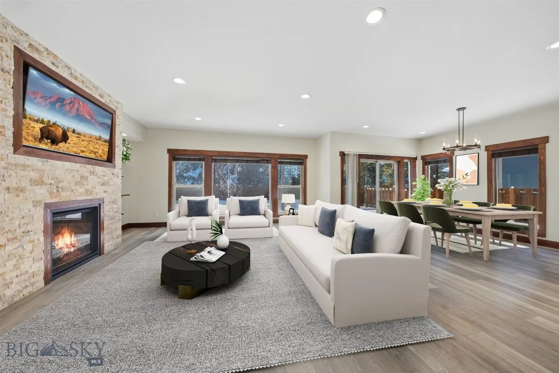 Living room. This image has been virtually staged. Furniture and décor shown are for illustrative purposes only and do not convey.