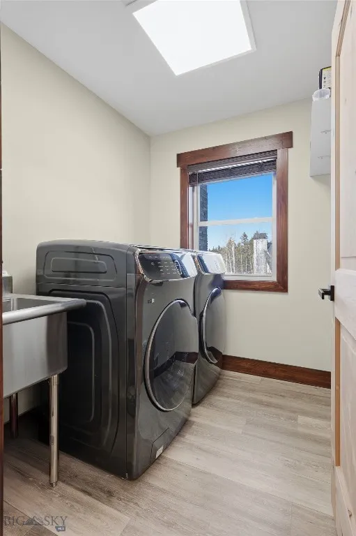 Upstairs laundry