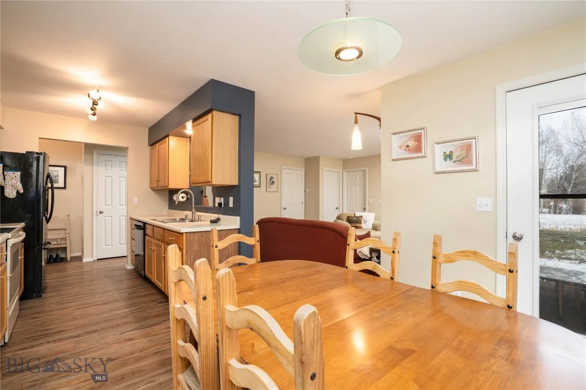 Dining area and access to patio