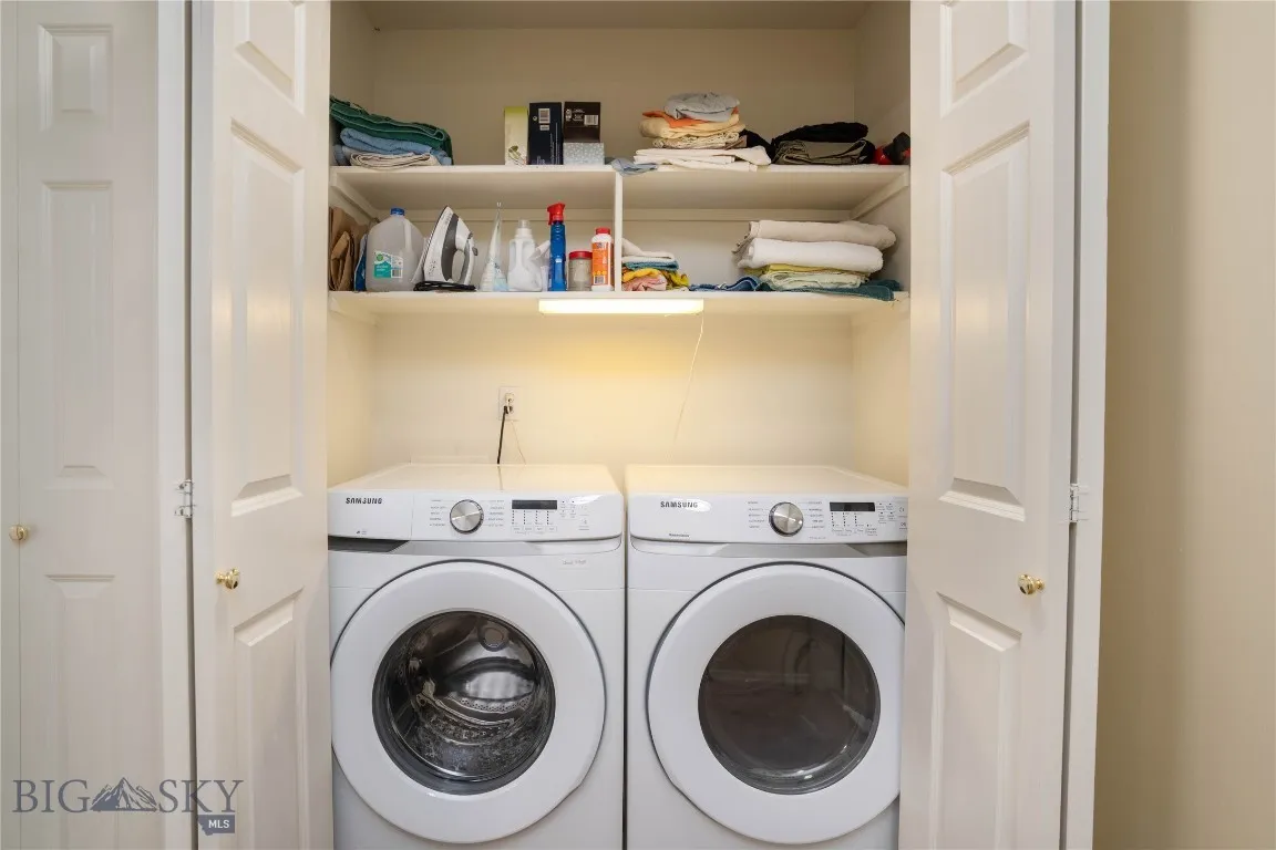 Laundry area upstairs