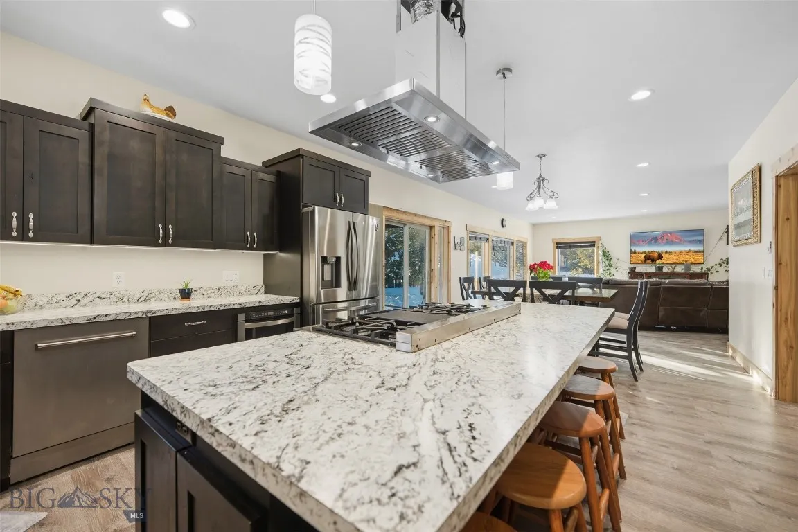 Kitchen island.