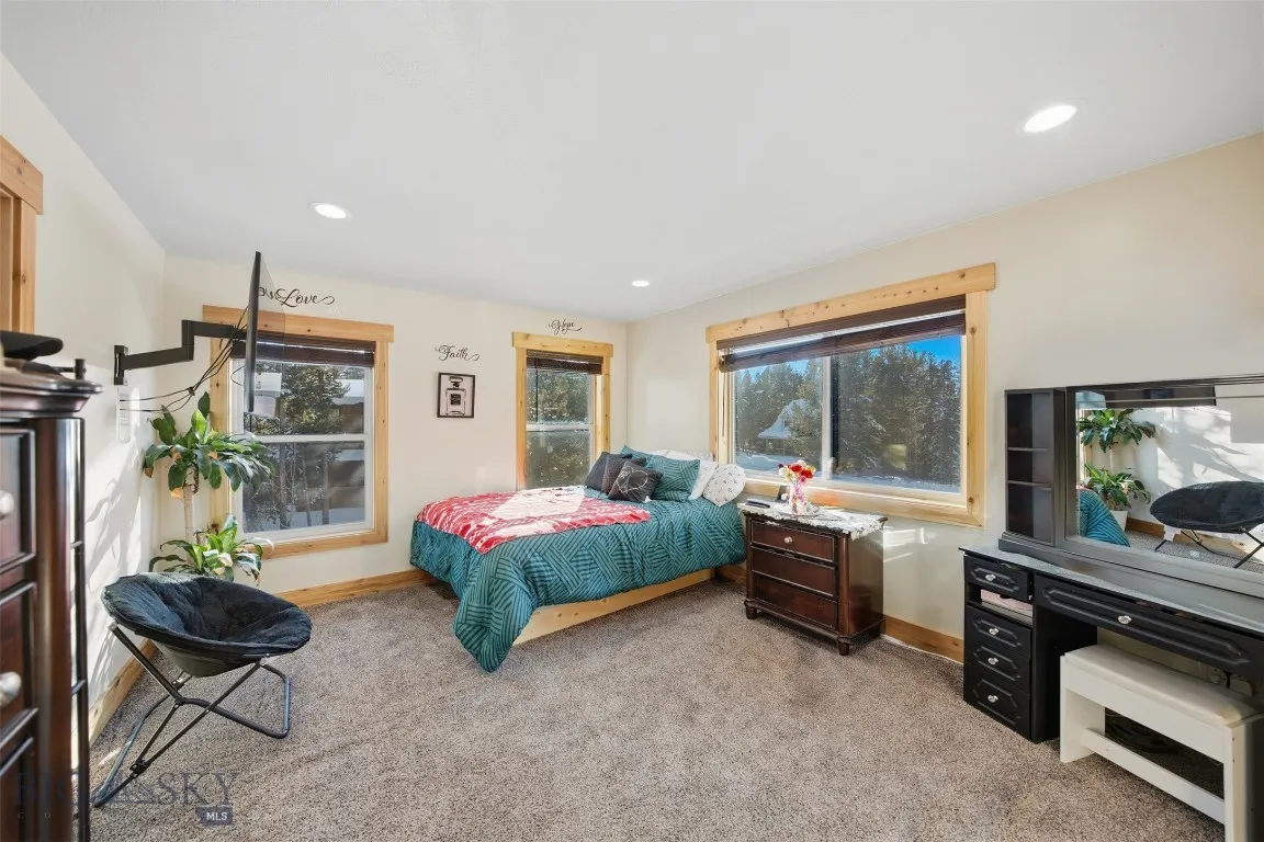 Upstairs bedroom 1. Attached full bath.