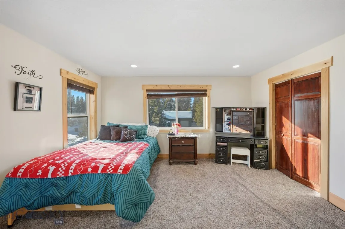 Upstairs bedroom 1. Attached full bath.