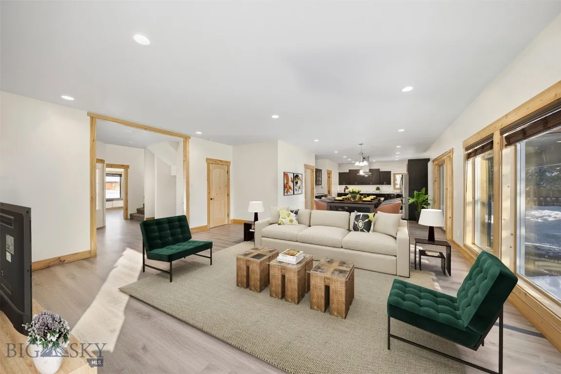 Living room. This image has been virtually staged. Furniture and decor shown for illustrative purposes only and do not convey.