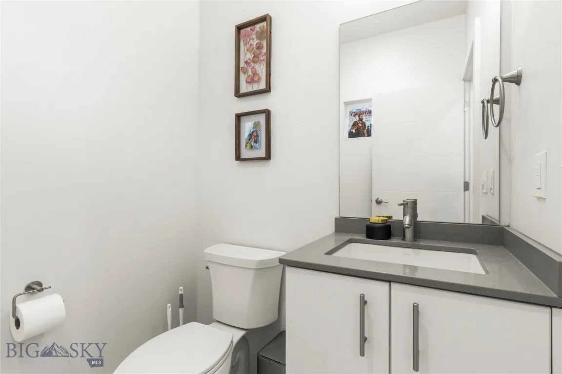 Downstairs half bath