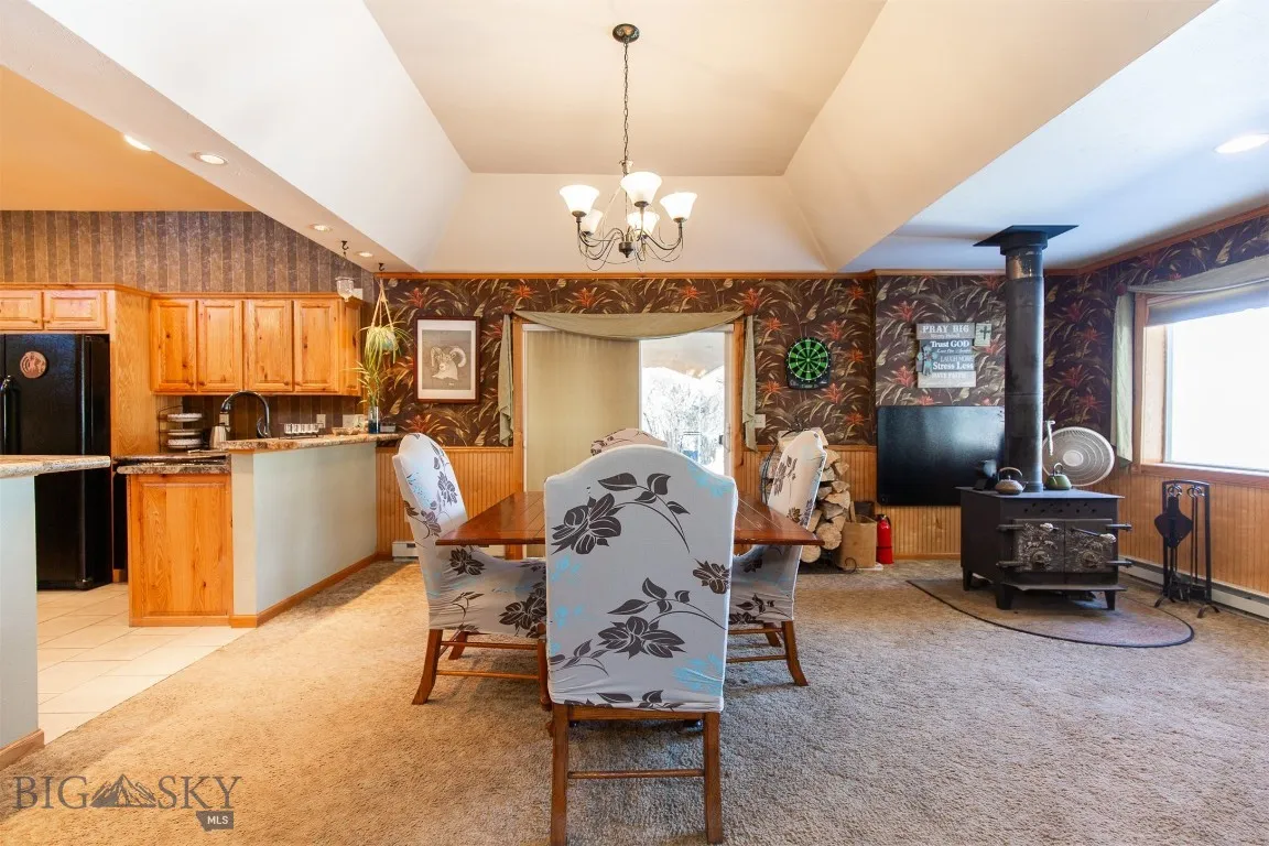 Dining Room & Wood-Burning Stove