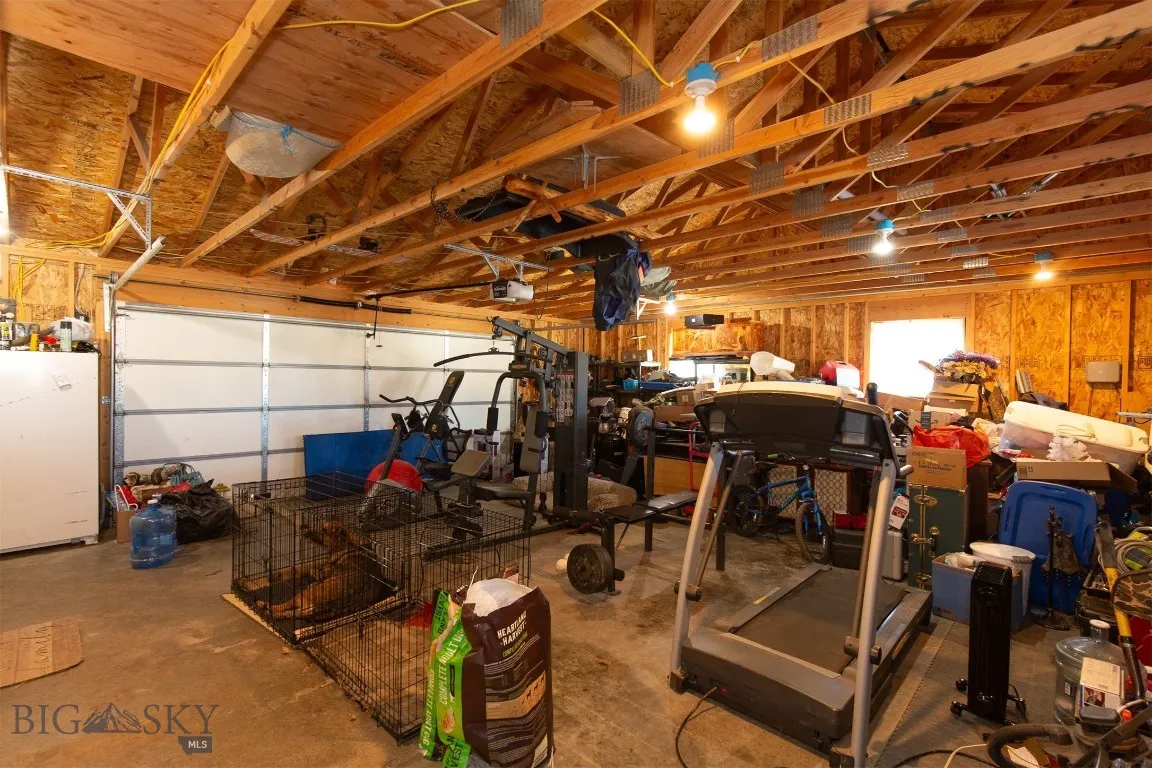 Large Attached 2-Car Garage