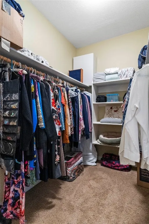Walk-in closet off of primary ensuite