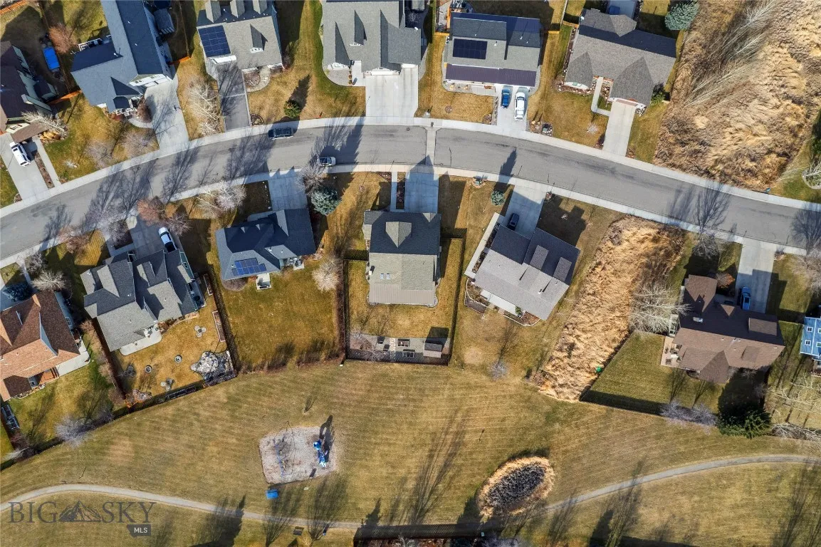 Trail system in the back of the property