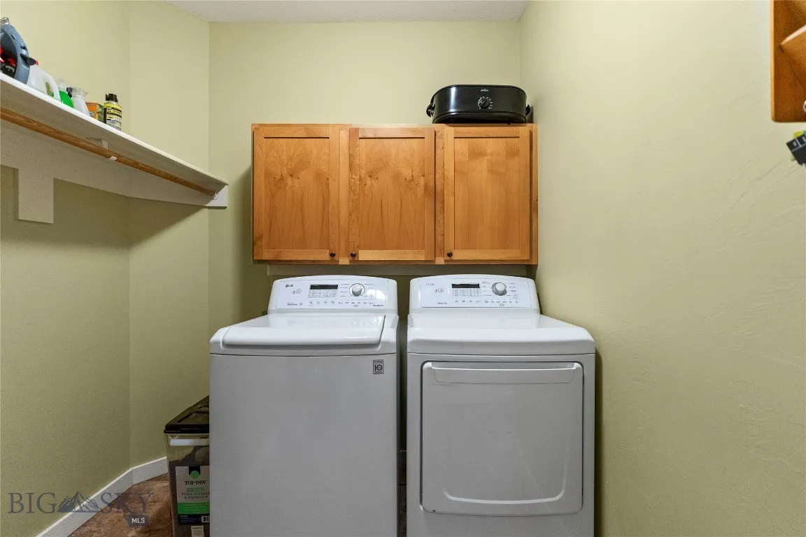 Laundry room on main level