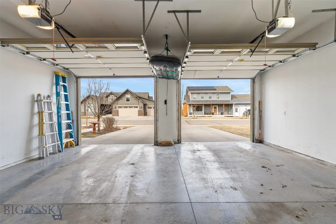 Attached 2-car garage