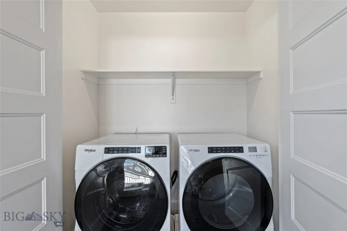 Washer/Dryer hall closet located upstairs