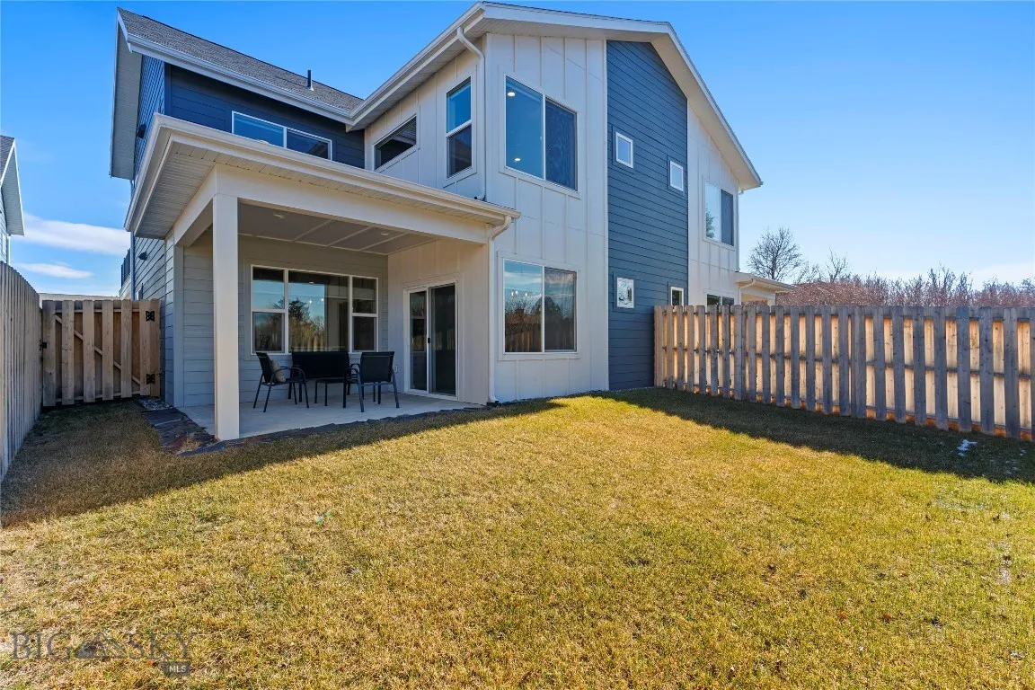 Fenced yard