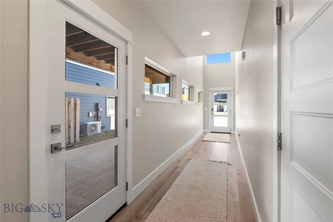 Entry at carport
