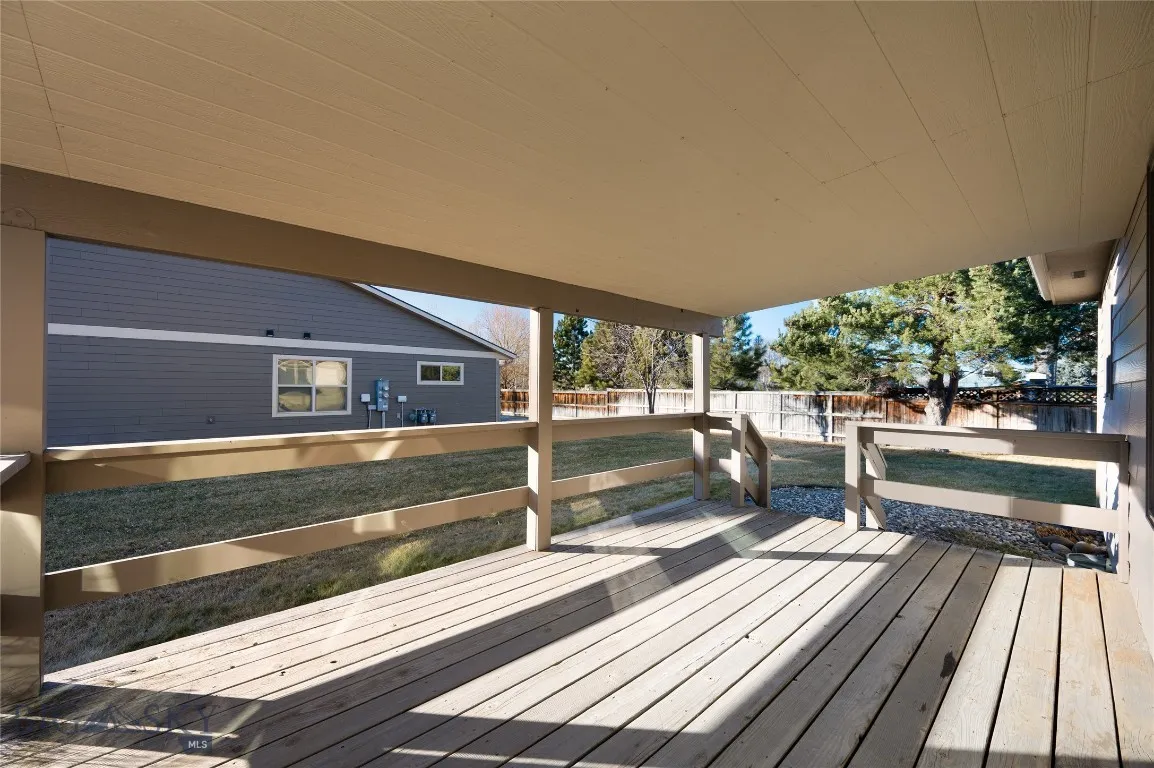Covered deck