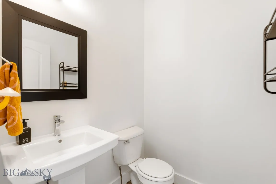 1/2 bath on main level