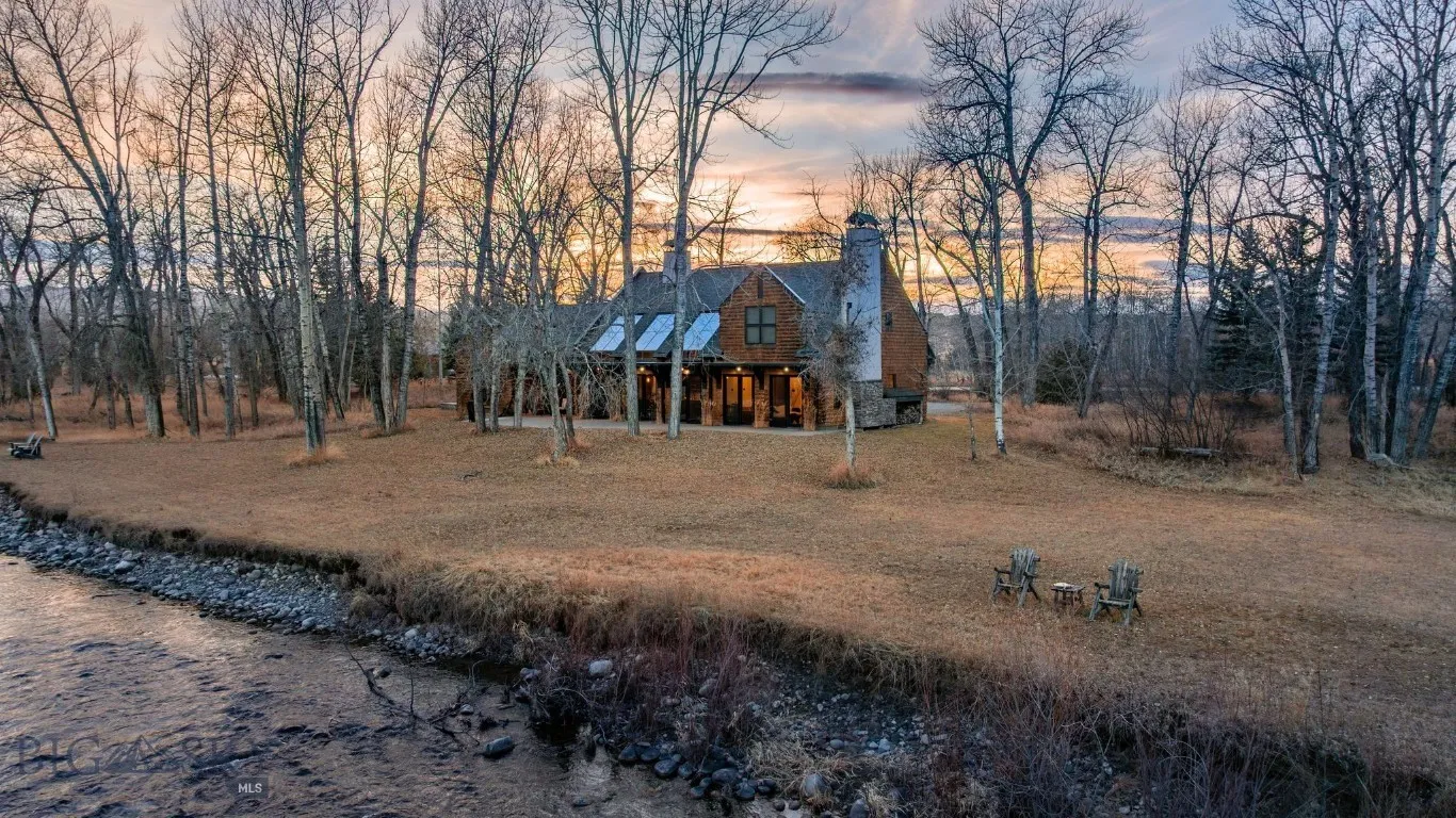 House at sunset