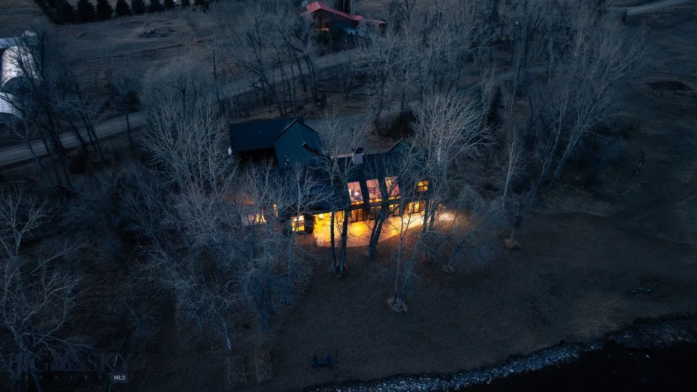 Illuminated house