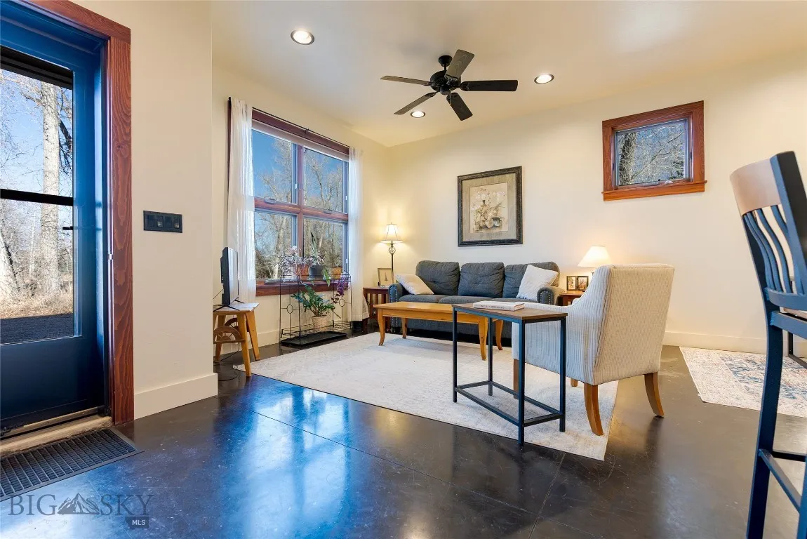 Guest cottage living room