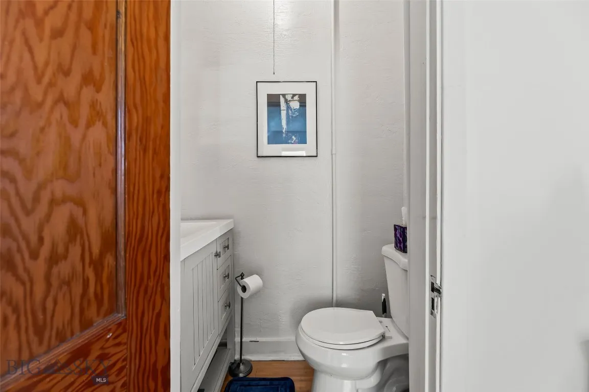 1/2 Bath on Main Floor