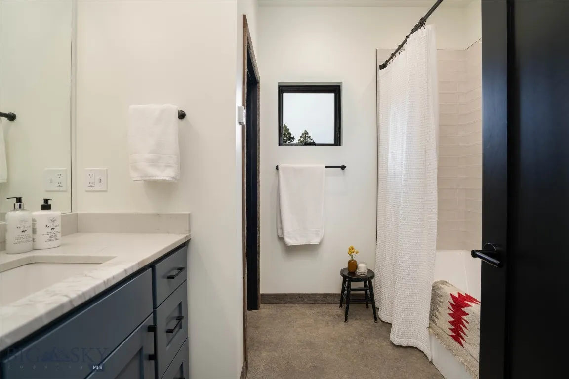 Bathroom in main living area.