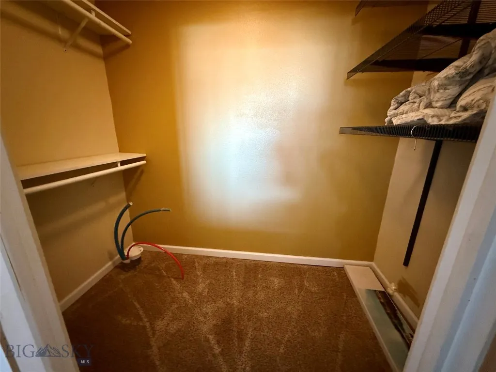 Downstairs Walk-in Closet