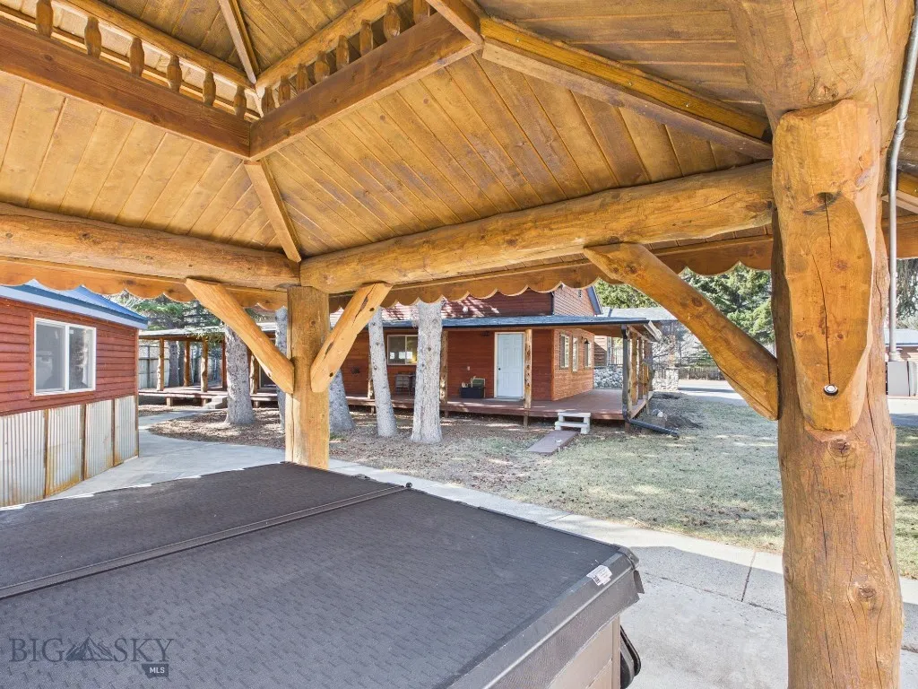 Gazebo with Salt Water Hot Tob