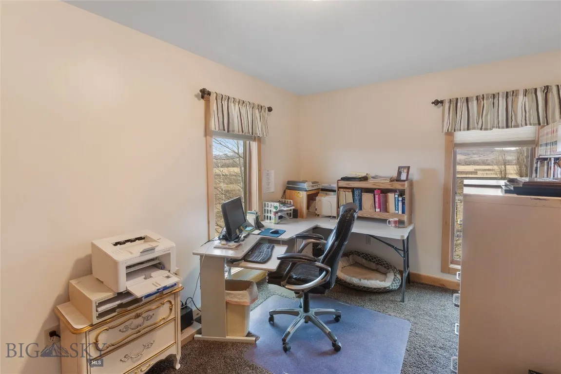 3rd bedroom being used as an office