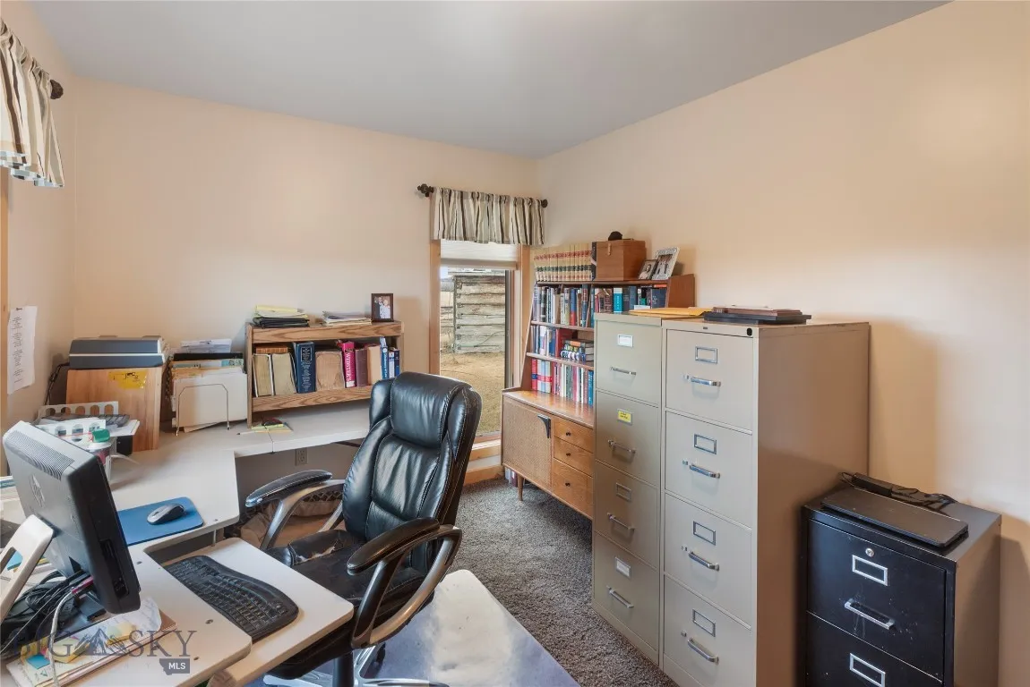 3rd bedroom being used as an office