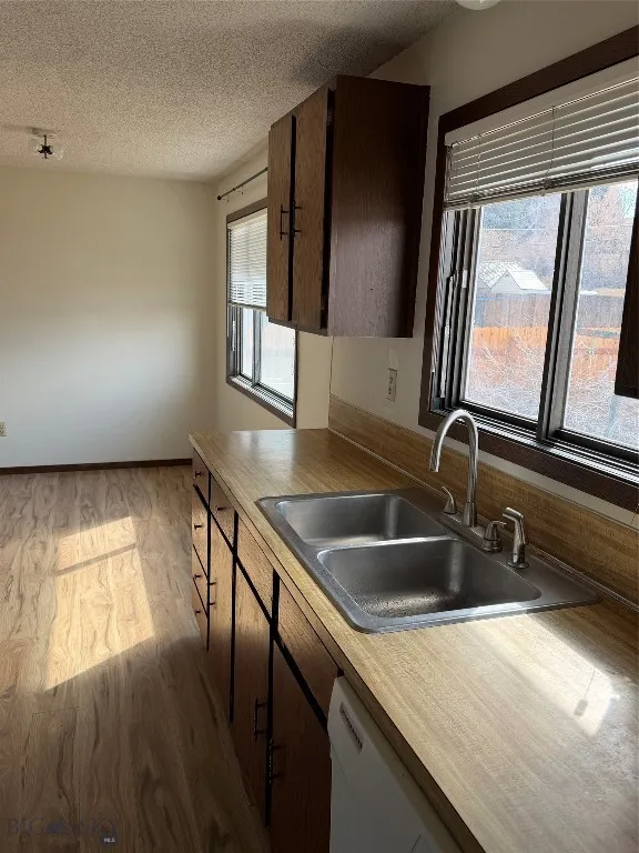 Kitchen on south wall