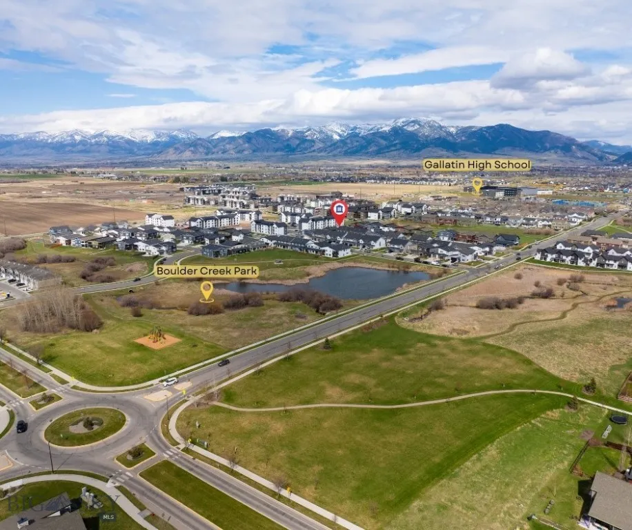 NE toward the Bridger Mountains