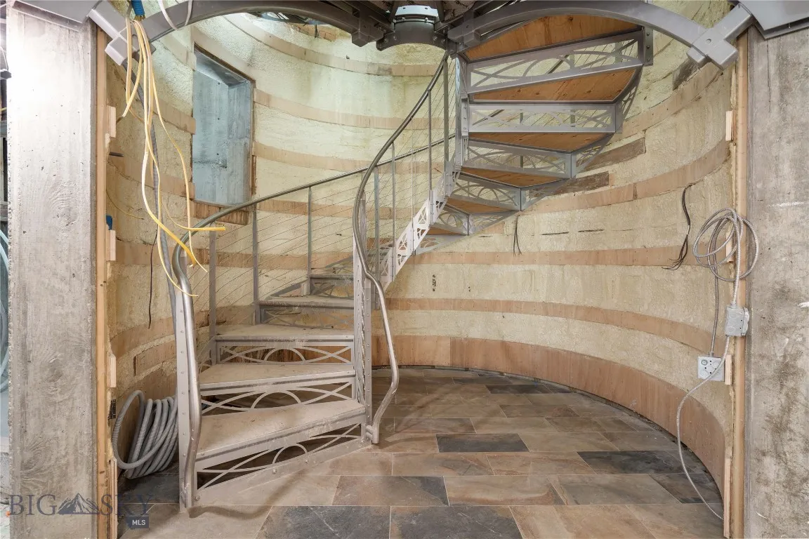 Staircase to lower level