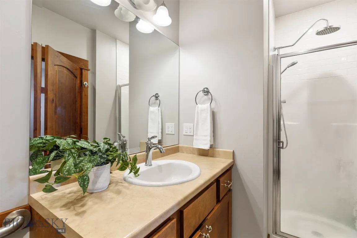 3/4 bath for guests.