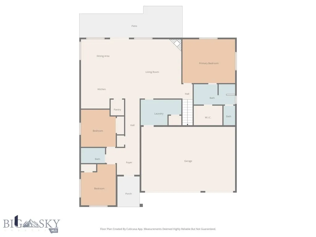 Main Level Floor Plan
