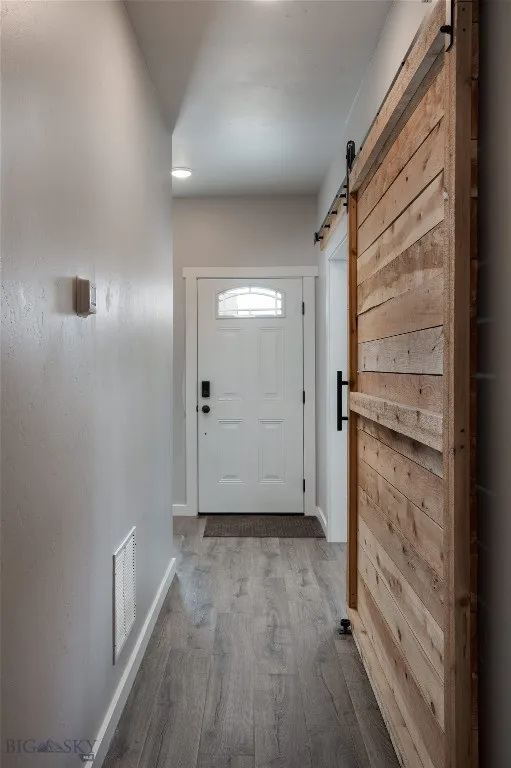 Entry door/barn door to office