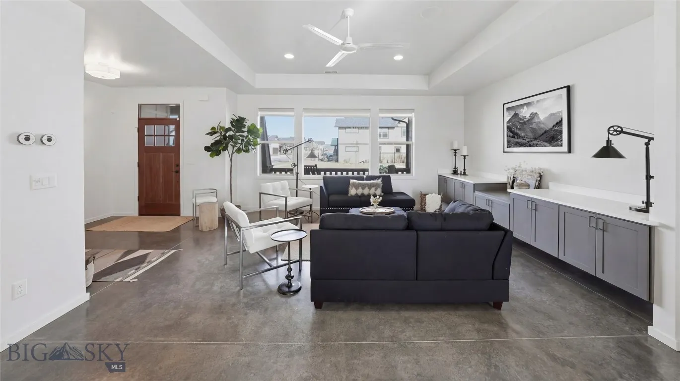 Polished and heated concrete floors