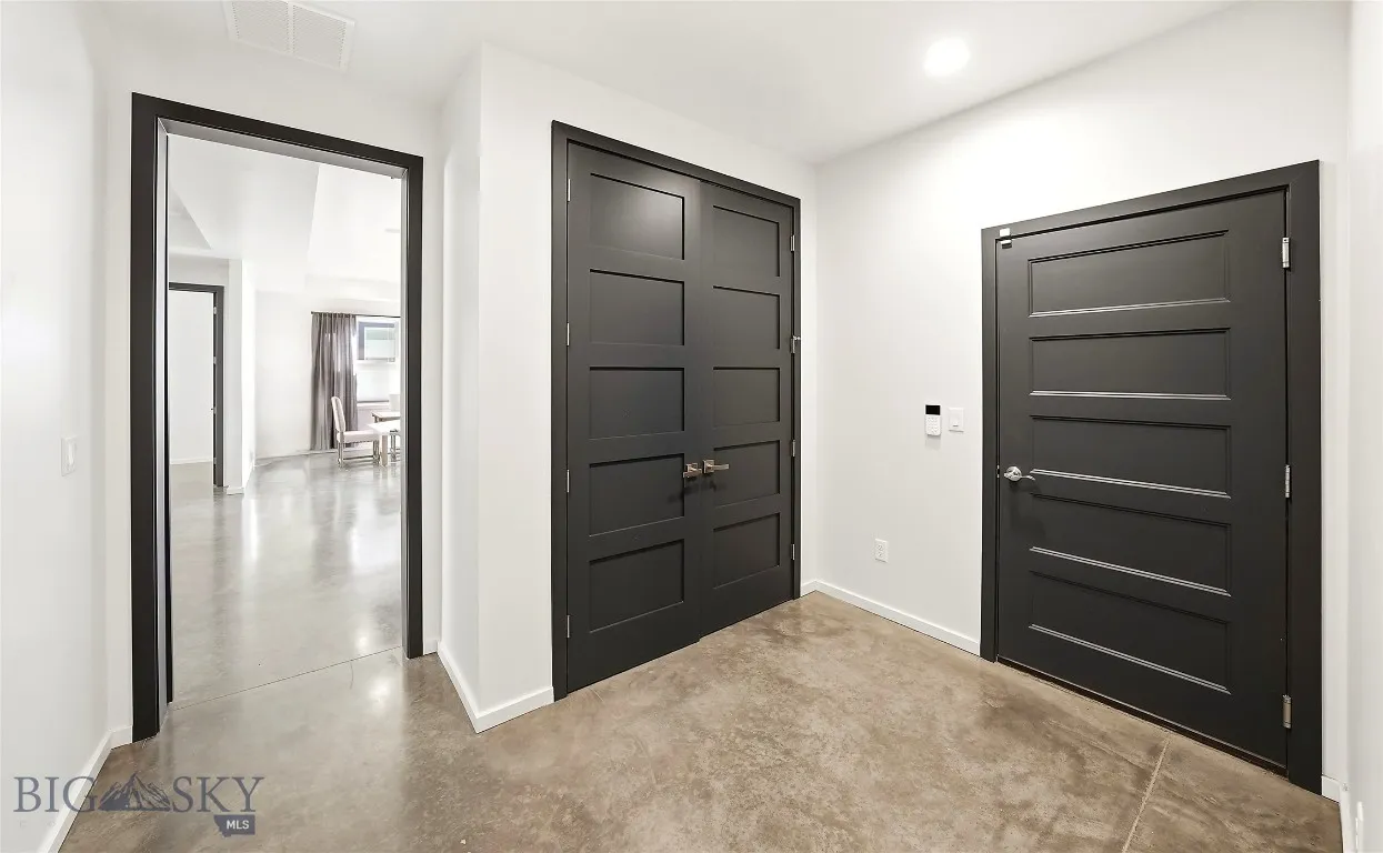 Mud room with garage access, closet, walk-in pantry and laundry room