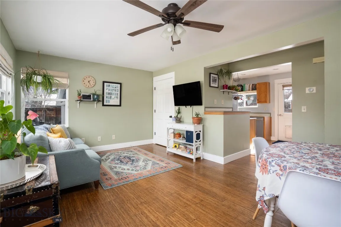 Open style living with updates