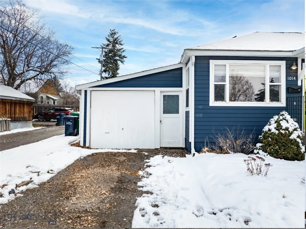 Driveway and storage garage