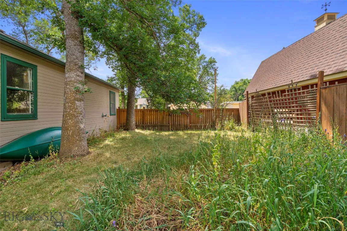 Side yard (West side of house)