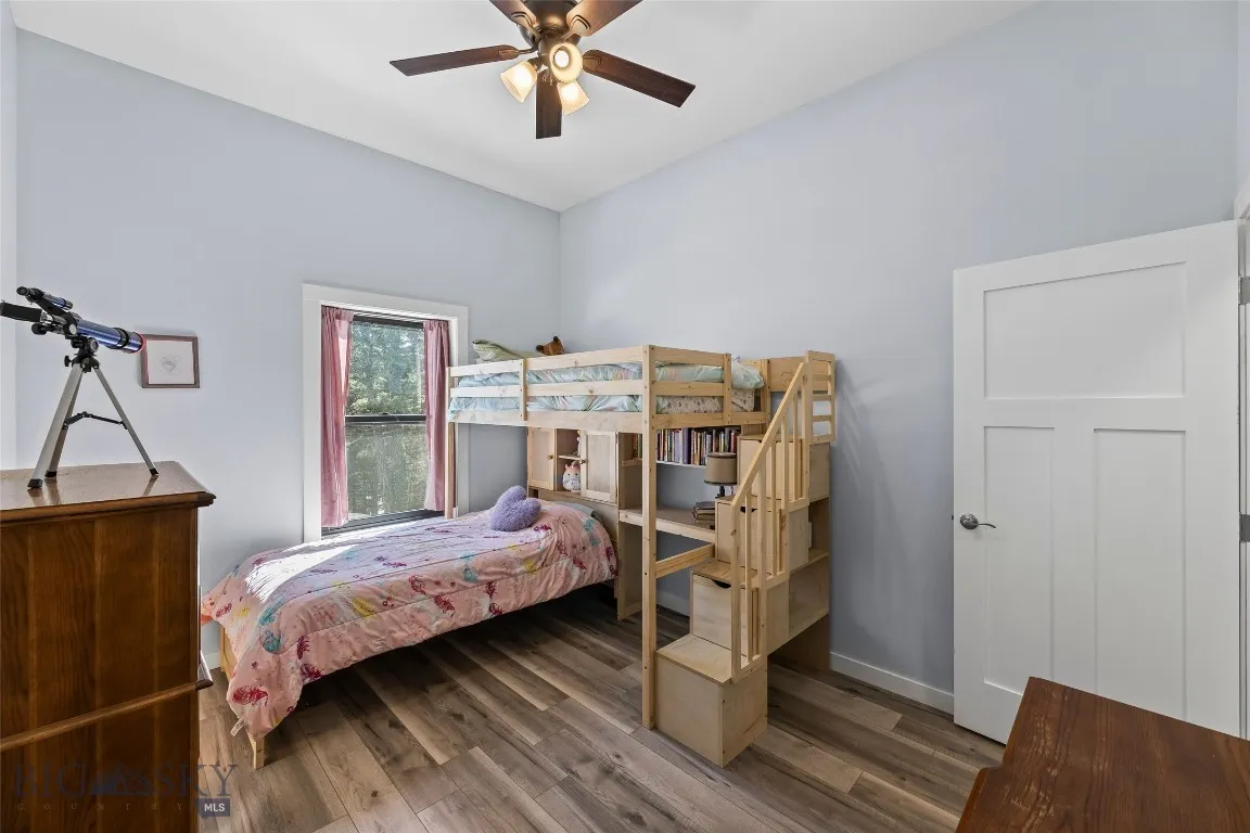 Bedroom #4 with room for bunk beds & 10 foot ceilings