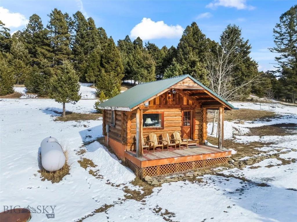 Authentic log cabin
